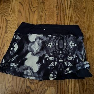 Tie dye lululemon tennis skirt